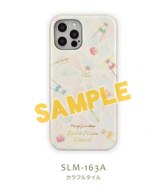 グッズ カバーホルダー 劇場版 美少女戦士セーラームーン Eternal Iphone12 12pro対応 Puレザーケース カラフルタイル アニメイト