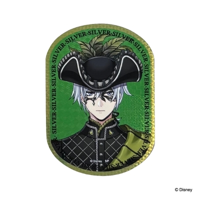 【グッズ-ステッカー】ツイステッドワンダーランド/グロリアス・マスカレード/シルバー/ホログラムステッカー【アニメイト限定】