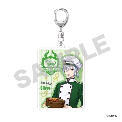 【グッズ-キーホルダー】ディズニー ツイステッドワンダーランド/マスターシェフ/シルバー/アクリルキーホルダー【アニメイト限定】