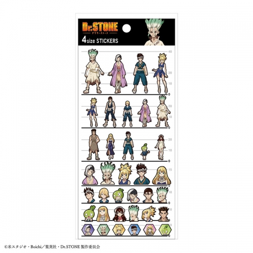 グッズ ステッカー Dr Stone 4サイズステッカー 千空村 アニメイト