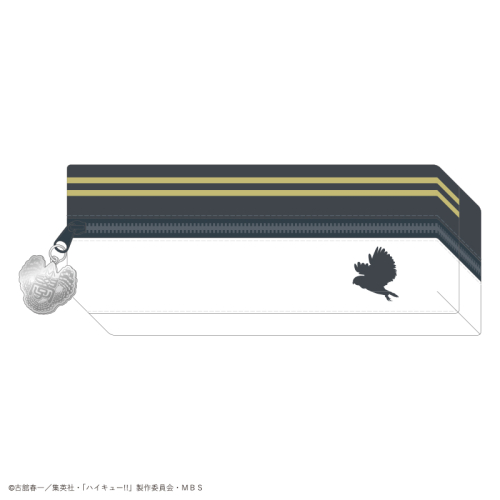 グッズ ポーチ ハイキュー 2ルームマルチケース 梟谷学園高校 アニメイト