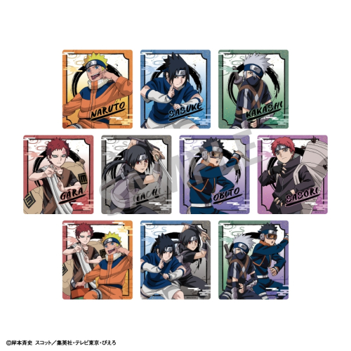 グッズ-カード】NARUTO トレーディングスクエアクリアカード | アニメイト