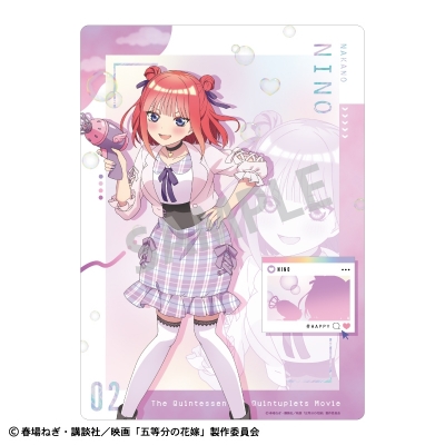 【グッズ-下敷き】映画「五等分の花嫁」 下敷き 中野二乃 バブルガン