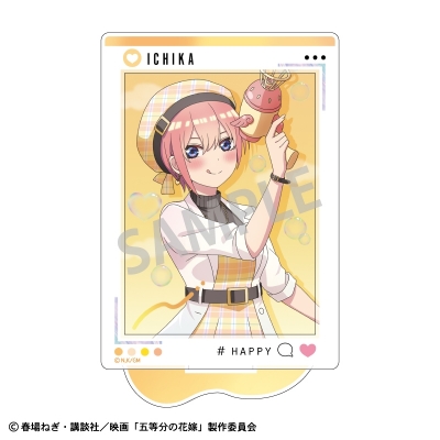 【グッズ-スタンドポップ】映画「五等分の花嫁」 フレームアクリルスタンド 中野一花 バブルガン