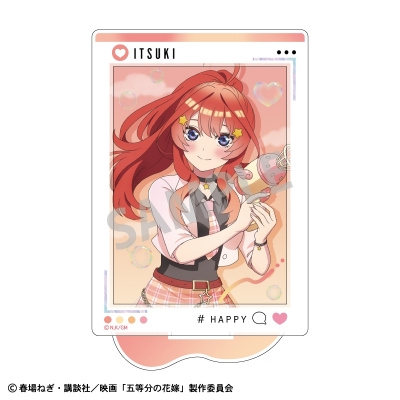 【グッズ-スタンドポップ】映画「五等分の花嫁」 フレームアクリルスタンド 中野五月 バブルガン