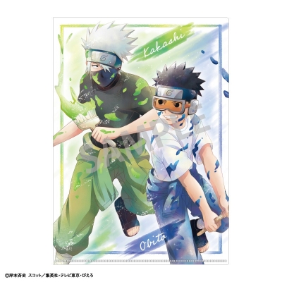 【グッズ-クリアファイル】NARUTO-ナルト- 疾風伝 A4シングルクリアファイル はたけカカシ&うちはオビト/ペイント/カミアニTOUCH