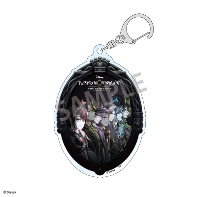 【グッズ-キーホルダー】『ディズニー ツイステッドワンダーランド ザ アニメーション』 アクリルキーホルダー キービジュアル