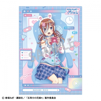 グッズ-クリアファイル】五等分の花嫁＊ A4シングルクリアファイル 