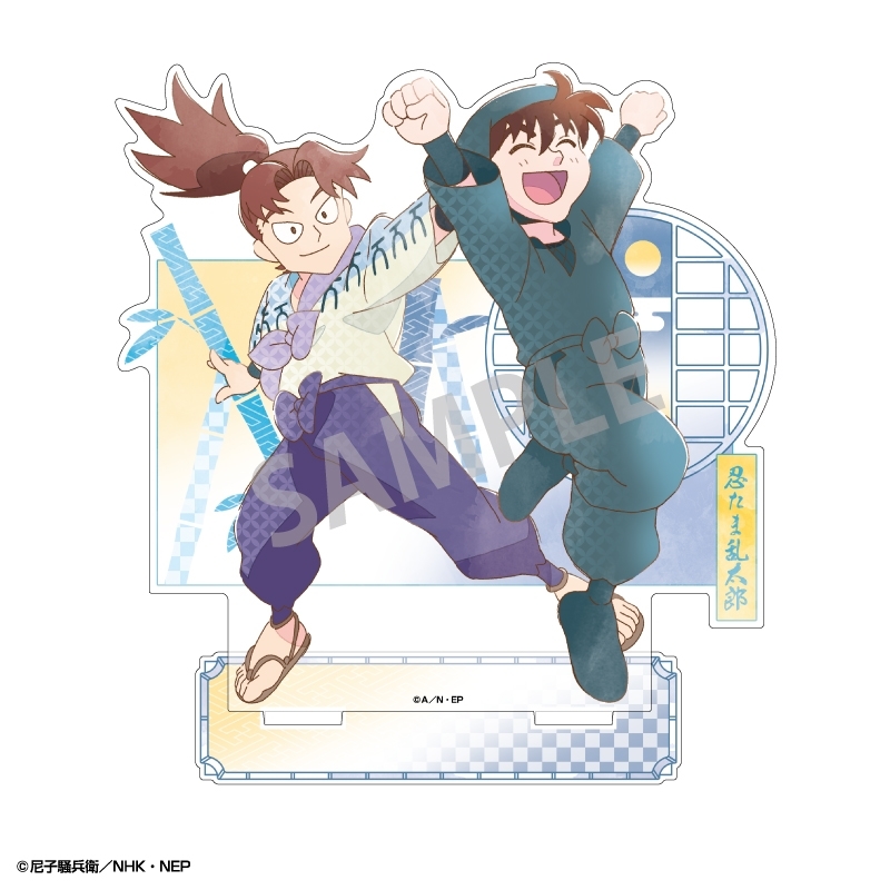 【グッズ-スタンドポップ】忍たま乱太郎 集合アクリルスタンド 土井半助&山田利吉/カミアニTOUCH3【アニメイト限定】