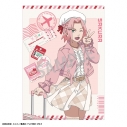 【グッズ-クリアファイル】NARUTO-ナルト- 疾風伝 A4シングルクリアファイル 春野サクラ/ぶらっと旅の巻!の画像
