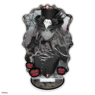 【グッズ-スタンドポップ】『ディズニー ツイステッドワンダーランド』 オーロラアクリルスタンド エース・トラッポラ/スケアリー・ドレスver.(モノクローム)