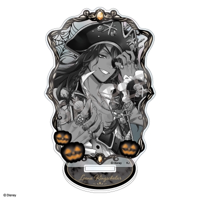 【グッズ-スタンドポップ】『ディズニー ツイステッドワンダーランド』 オーロラアクリルスタンド レオナ・キングスカラー/スケアリー・ドレスver.(モノクローム)