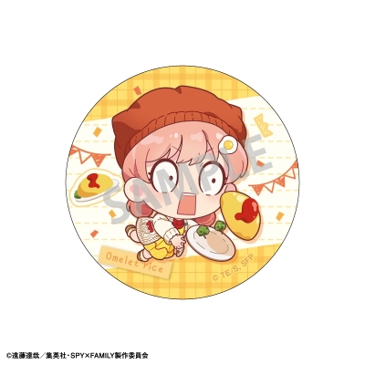 【グッズ-バッチ】SPY×FAMILY トレーディング缶バッジ/食べ物 描き起こし