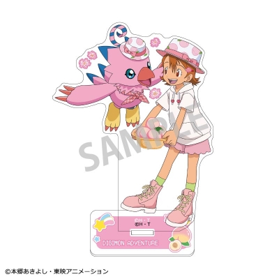 【グッズ-スタンドポップ】デジモンアドベンチャー アクリルスタンド(ペア) 武之内空&ピヨモン/ フルーツパーティー【アニメイト先行販売】