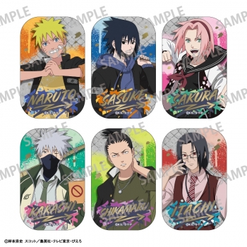 グッズ-バッチ】NARUTO-ナルト- 疾風伝 トレーディング箔押しスクエア 