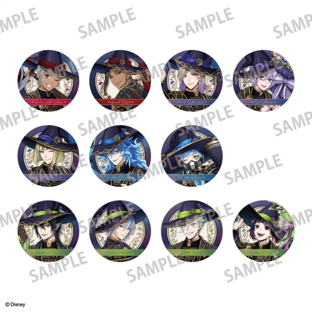 【グッズ-バッチ】『ディズニー ツイステッドワンダーランド』 トレーディングオーロラメタル缶バッジ vol.2/ブルームバースデーver ...