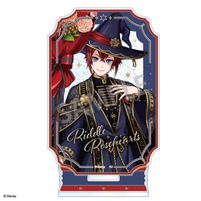 【グッズ-スタンドポップ】『ディズニー ツイステッドワンダーランド』 レイヤードアクリルスタンド リドル・ローズハート/ブルームバースデーver.