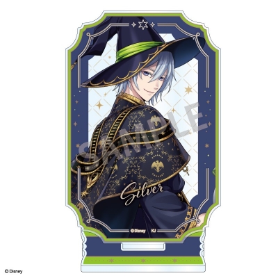 【グッズ-スタンドポップ】『ディズニー ツイステッドワンダーランド』 レイヤードアクリルスタンド シルバー/ブルームバースデーver.