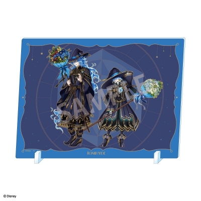 【グッズ-置きもの】『ディズニー ツイステッドワンダーランド』 集合アクリルパネル イグニハイド/ブルームバースデーver.