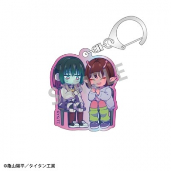 グッズ-キーホルダー】銀河特急 ミルキー☆サブウェイ オーロラ ミルキーサブウェイ ミルサブ オーロラアクリルキーホルダー マックス カート