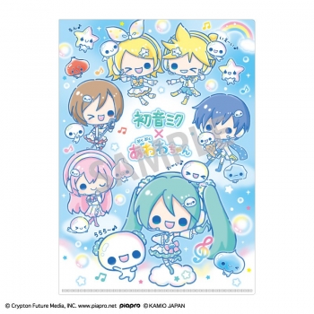 グッズ-クリアファイル】初音ミク×ぷくぷくあわわちゃん A4シングル 