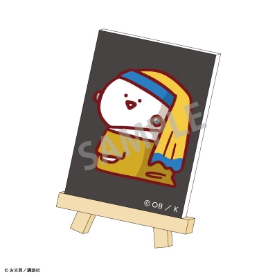 【グッズ-置きもの】お文具といっしょ トレーディングミニキャンバス/名画といっしょ