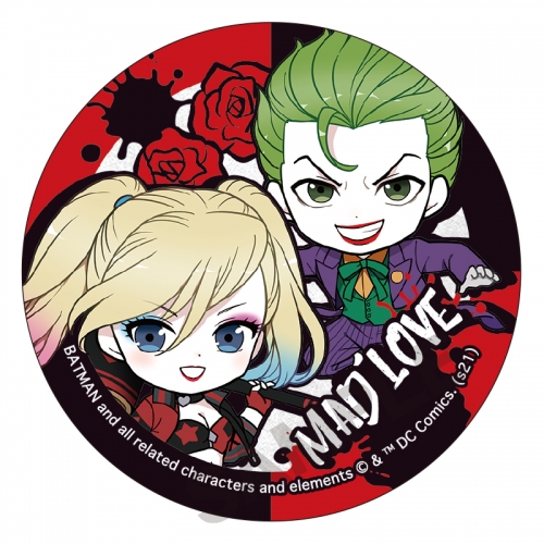 グッズ バッチ スーサイド スクワッド 缶バッジ ハーレイ ジョーカー アニメイト