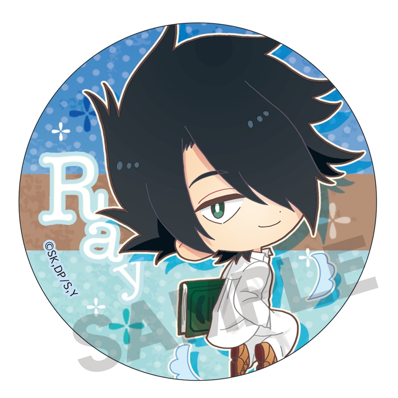 グッズ バッチ 約束のネバーランド 缶バッジ レイ ぴょんキャラ アニメイト