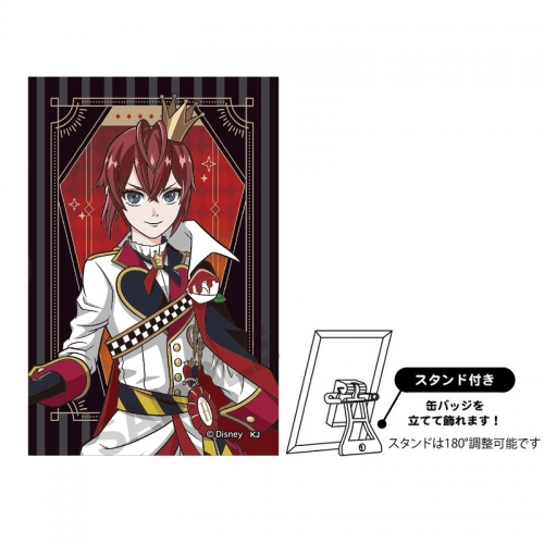 グッズ バッチ ディズニー ツイステッドワンダーランド アート缶バッジ リドル アニメイト