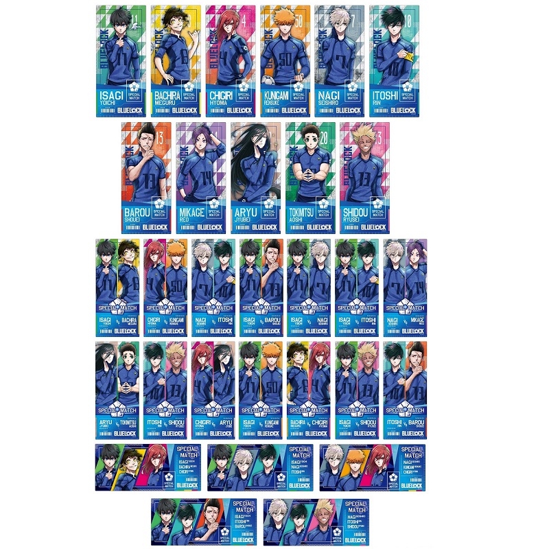 グッズ-カードコレクション】ブルーロック トレーディングチケット風 