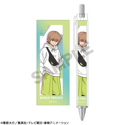 【グッズ-ボールペン】ワールドトリガー 太軸ボールペン 絵馬ユズル パーカー 第2弾