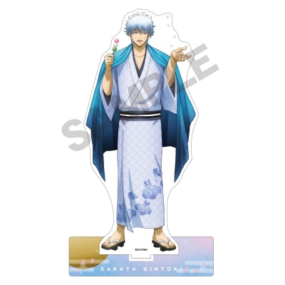 【グッズ-スタンドポップ】銀魂 アクリルスタンド 坂田銀時 お花見