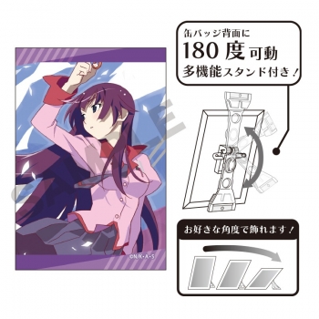 グッズ-バッチ】物語シリーズ アート缶バッジ 戦場ヶ原ひたぎ | アニメイト