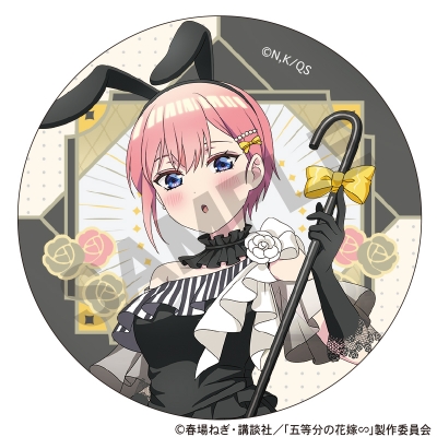 【グッズ-バッチ】五等分の花嫁∽ トレーディング缶バッジ モノクロバニードレス