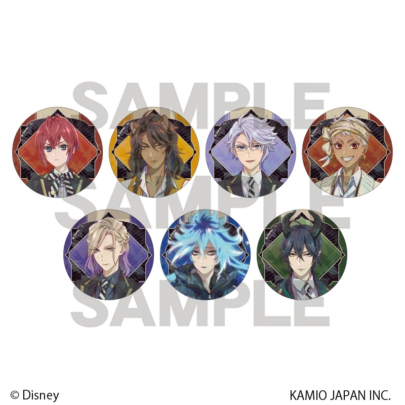 【グッズ-バッチ】『ディズニー ツイステッドワンダーランド ザ アニメーション』 トレーディングホログラム缶バッジ 寮長ver.