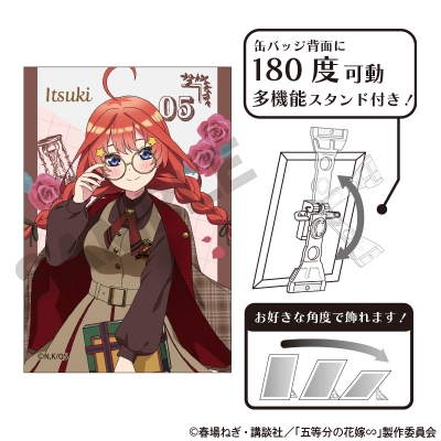 【グッズ-バッチ】五等分の花嫁∽ アート缶バッジ 中野五月 カレッジスタイル