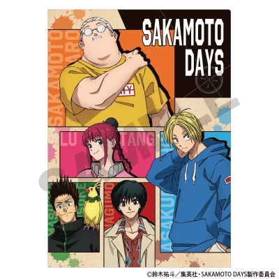 【グッズ-ファイル】SAKAMOTO DAYS シングルクリアファイル オレンジ