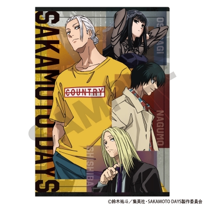 【グッズ-ファイル】SAKAMOTO DAYS シングルクリアファイル グレー