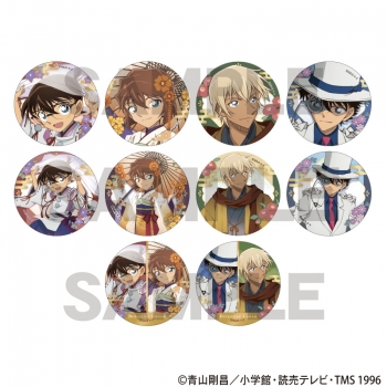 グッズ-バッチ】名探偵コナン トレーディング缶バッジ 秋の華和装 