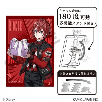グッズ-バッチ】『ディズニー ツイステッドワンダーランド』 アート缶 