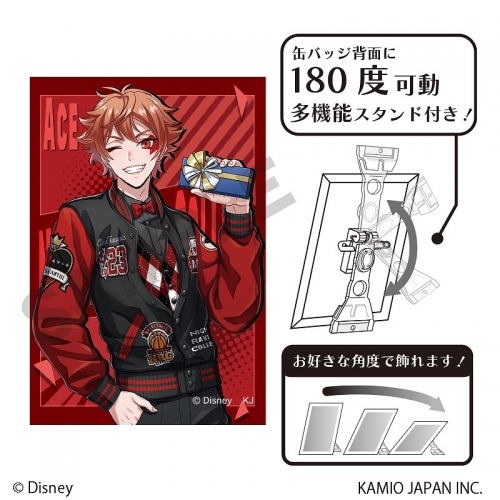 グッズ-バッチ】『ディズニー ツイステッドワンダーランド』 アート缶  