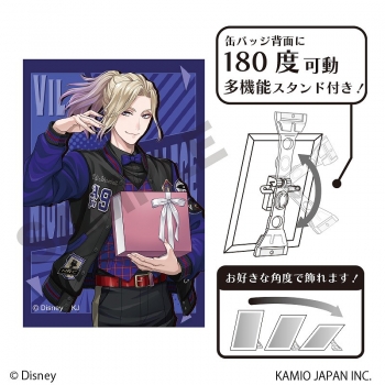 グッズ-バッチ】『ディズニー ツイステッドワンダーランド』 アート缶 