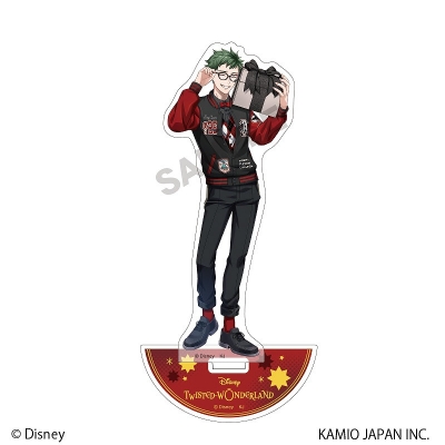 【グッズ-スタンドポップ】『ディズニー ツイステッドワンダーランド』 箔押しアクリルスタンド トレイ・クローバー ユニオンバースデー