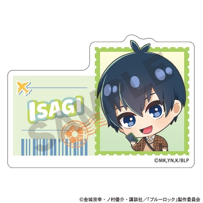 【グッズ-バッチ】ブルーロック アクリルネームバッジ 潔世一 ミニキャラ旅行