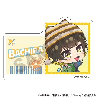 【グッズ-バッチ】ブルーロック アクリルネームバッジ 蜂楽廻 ミニキャラ旅行