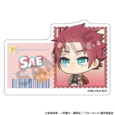 【グッズ-バッチ】ブルーロック アクリルネームバッジ 糸師冴 ミニキャラ旅行