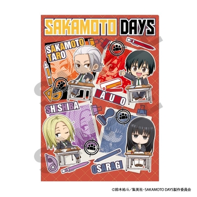 【グッズ-クリアファイル】SAKAMOTO DAYS シングルクリアファイル レッド ぷちクラ