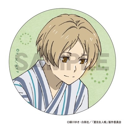 【グッズ-バッチ】夏目友人帳 トレーディング缶バッジ 花火