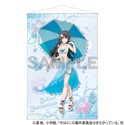 【グッズ-タペストリー】やはり俺の青春ラブコメはまちがっている。完 B2タペストリー 雪ノ下雪乃 水着パラソル