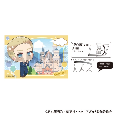 【グッズ-バッチ】ヘタリア World★Stars アート缶バッジ ドイツ ちまにわ